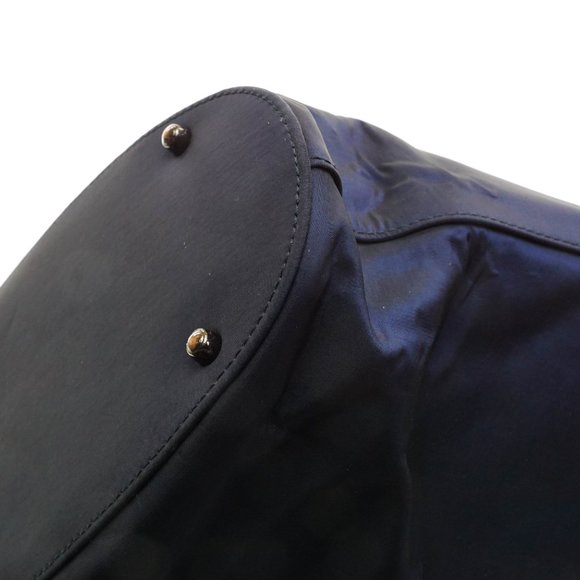 Auth Gucci Hand Bag Navy Blue Nylon #8276G52 - Picture 8 of 15